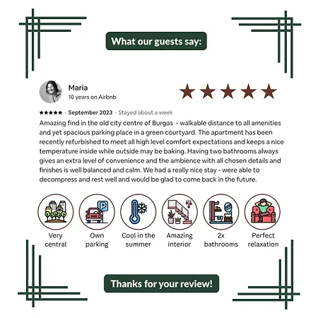 N17 Garden - Parking - Workdesk - Blackout Rolls- Netflix - Wash&dry 布尔加斯