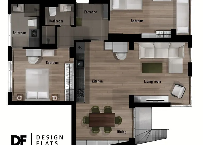 N17 Garden - Parking - Workdesk - Blackout Rolls- Netflix - Wash&dry